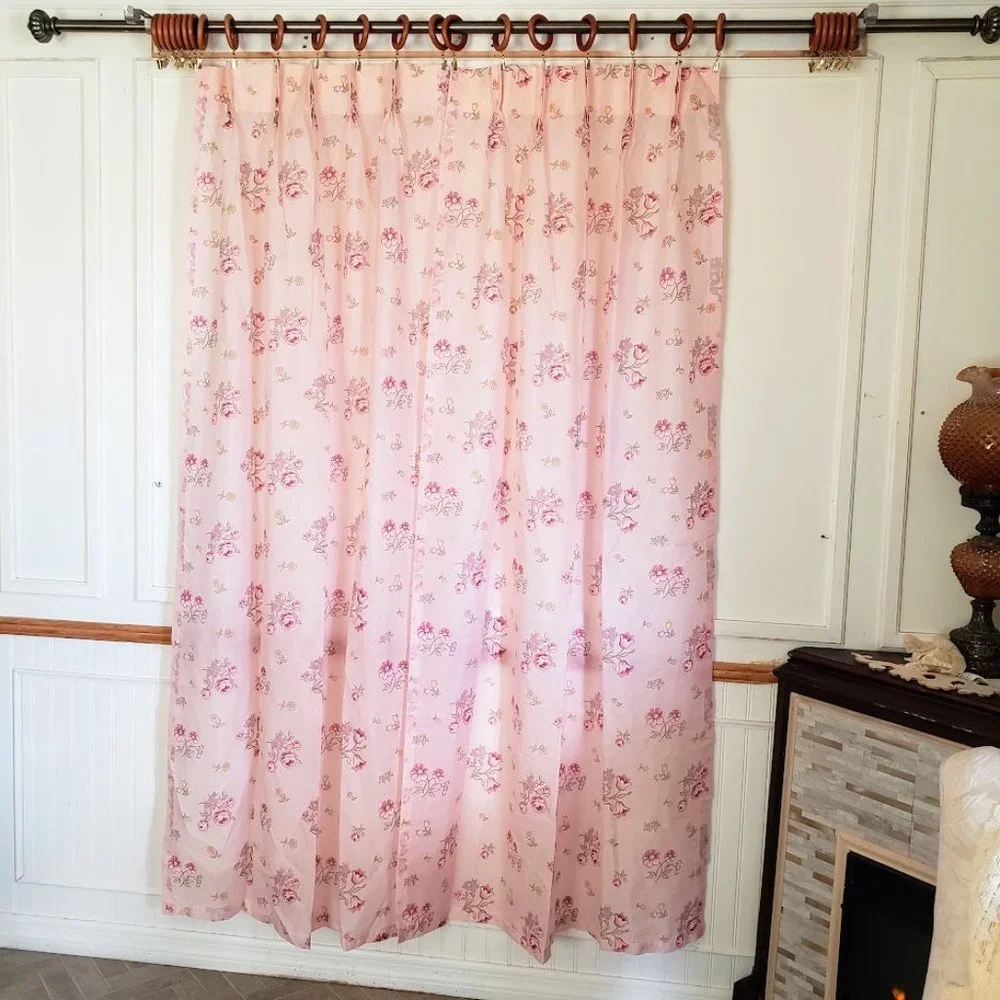 Vintage curtain panels